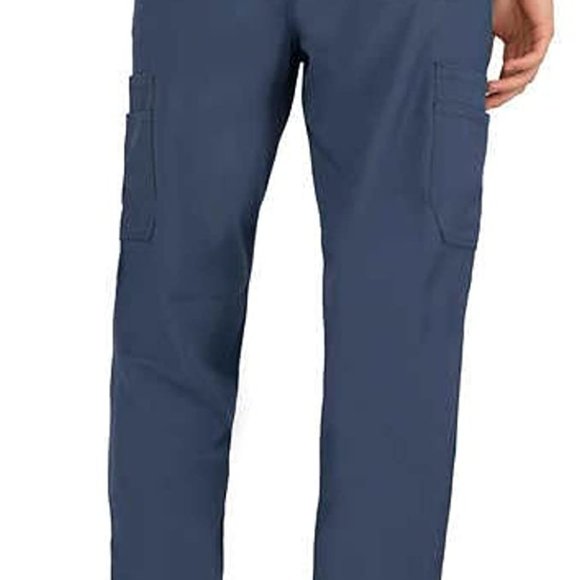 Perflex Men's Scrub Pants, Blue, Small - Picture 6 of 6